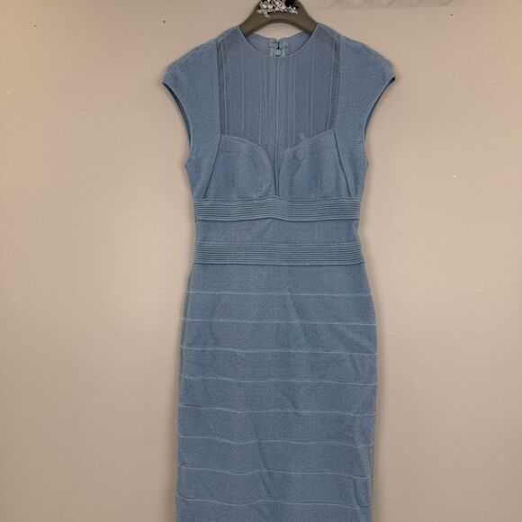 Herve Leger Light Blue Dress - Picture 7 of 10